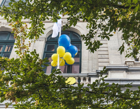 Guerrilla-actie met ballons voor Iedereen UGent!