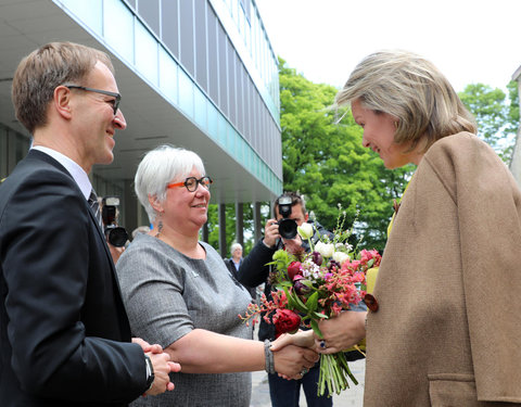 Duurzaamheidsbezoek van Koningin Mathilde aan de UGent