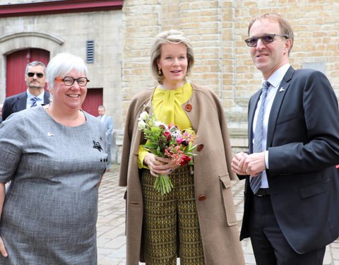 Duurzaamheidsbezoek van Koningin Mathilde aan de UGent