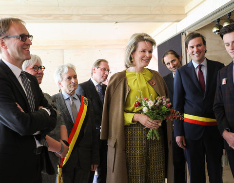 Duurzaamheidsbezoek van Koningin Mathilde aan de UGent