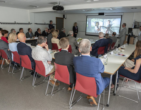 Bezoek Prinses Astrid aan Smart Space UZ Gent