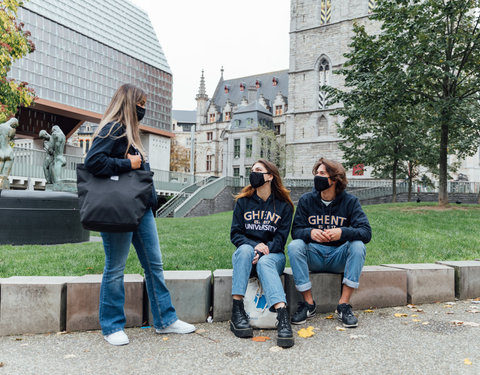 UGent studenten in de stad