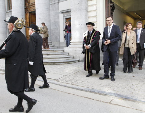 Plechtige opening academiejaar 2010/2011 aan de Universiteit Gent-17192