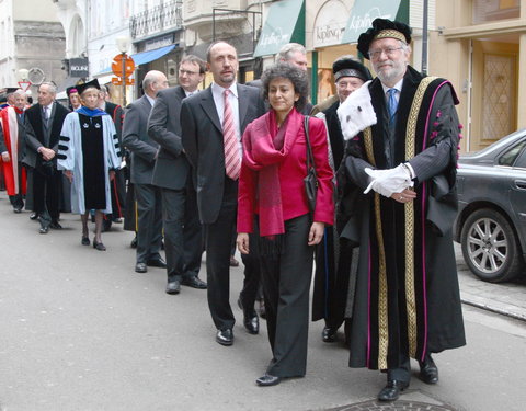 Dies natalisviering 2007, met uitreiking van eredoctoraten