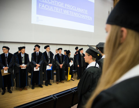 Proclamatie 2017/2018 faculteit Wetenschappen